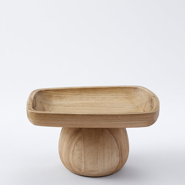 Plateau décoratif sur pied Yoko