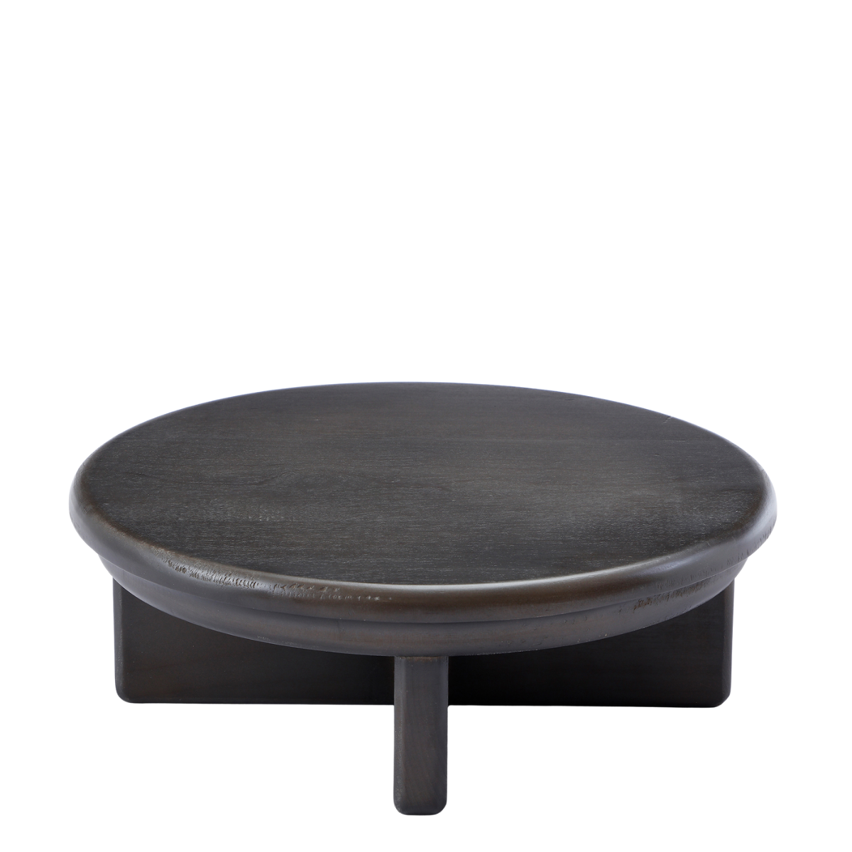 Round decorative pedestal plate Milo