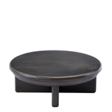 Round decorative pedestal plate Milo