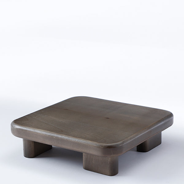 Plateau décoratif carré sur pieds Soho