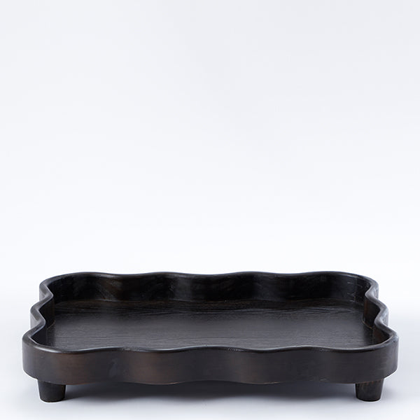 Plateau décoratif ondulé Nami