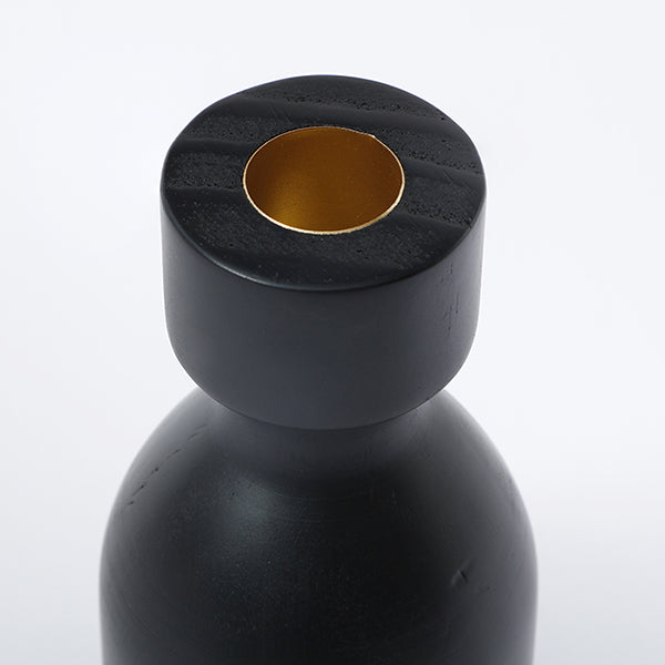 Bougeoir en bois Elya