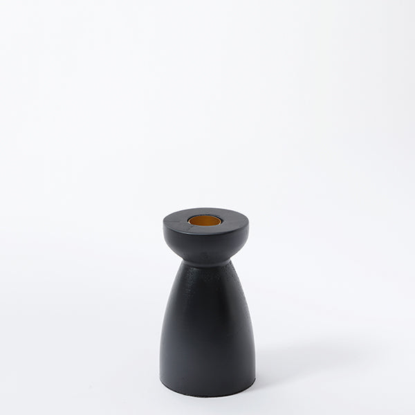 Bougeoir en bois Elya