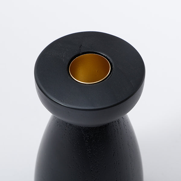 Bougeoir en bois Elya