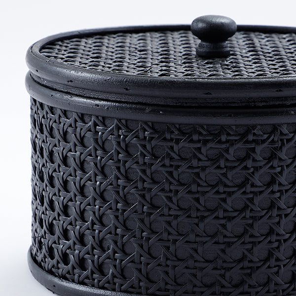 Boites en rotin rondes Mila