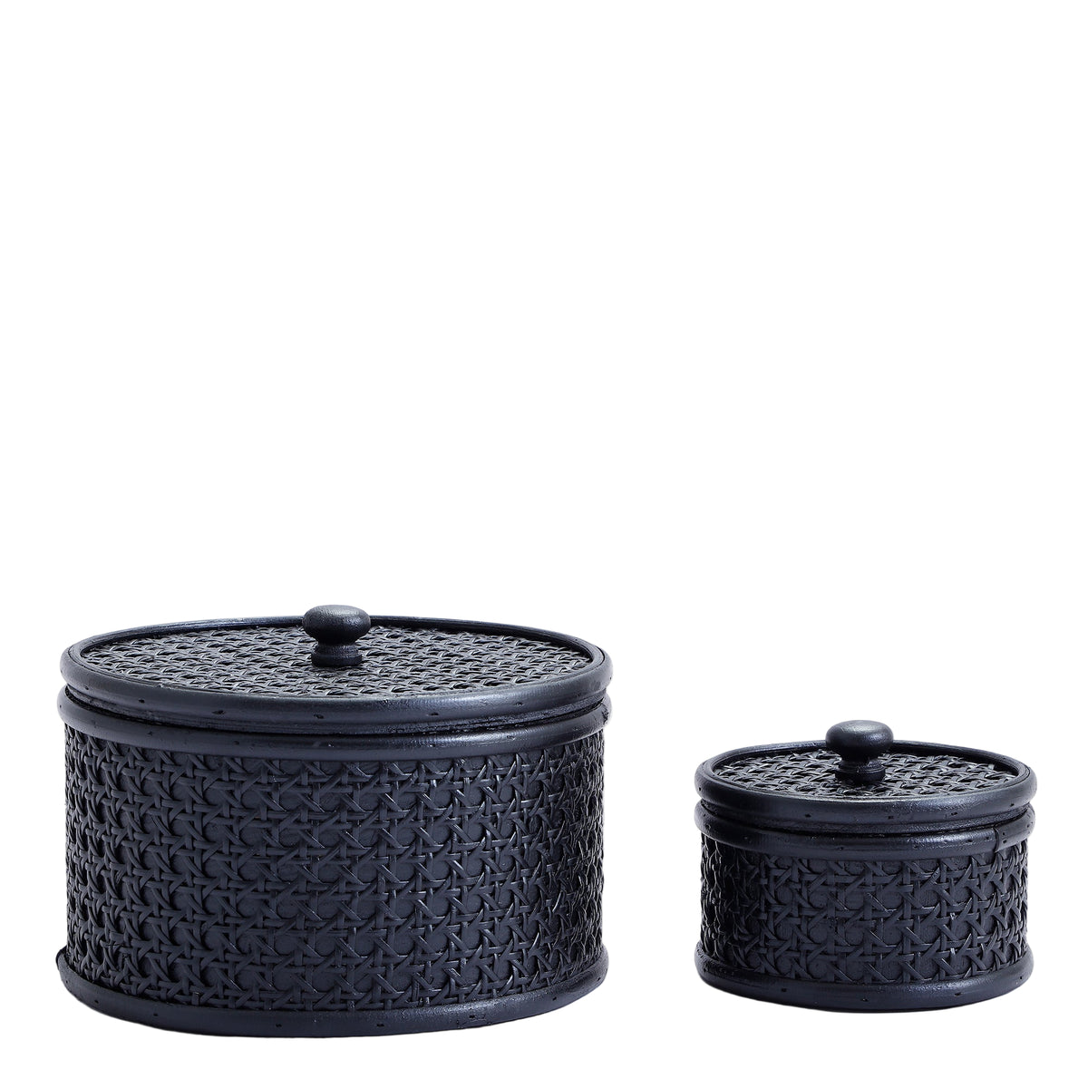 Round Rattan Boxes Mila