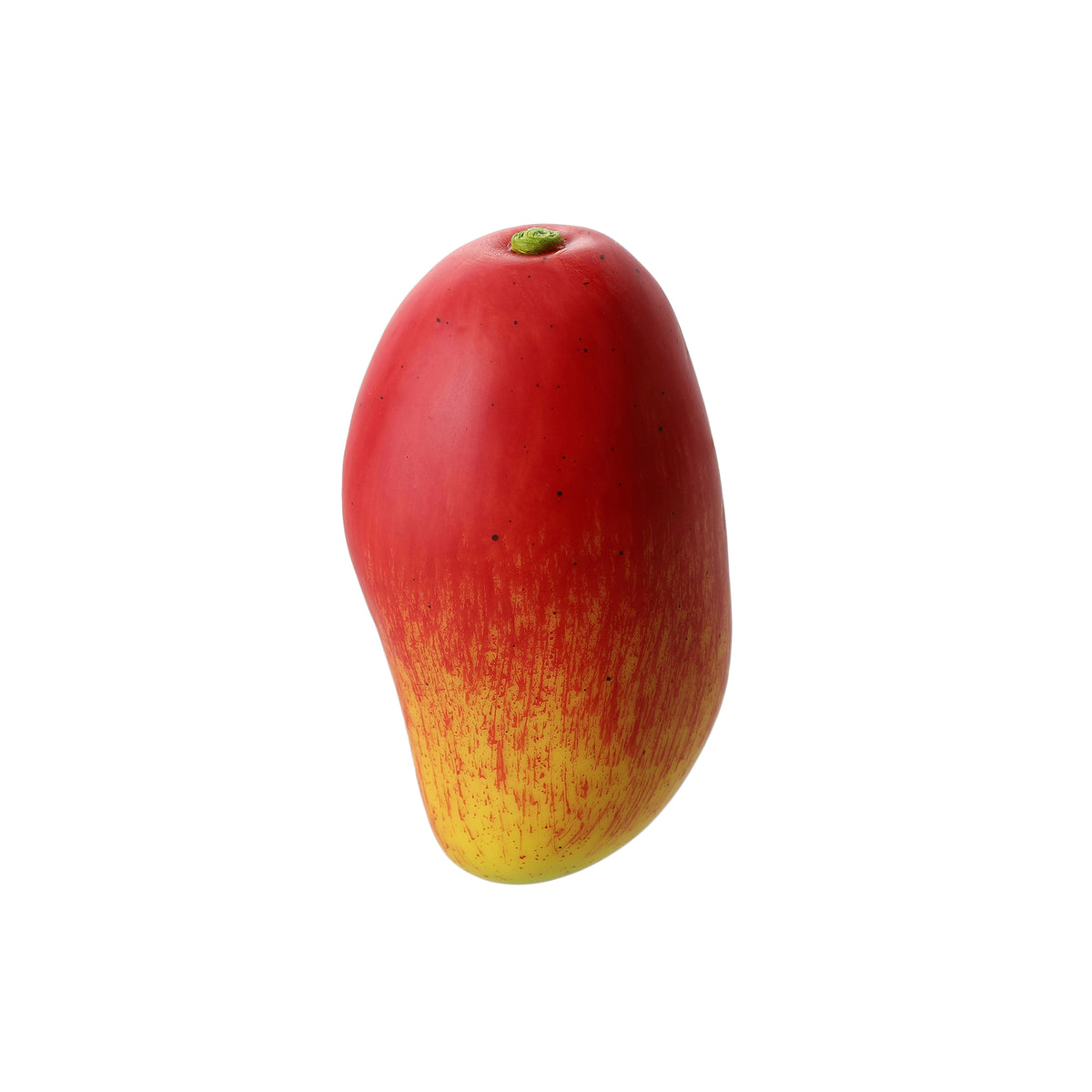 Mangue artificielle rouge et jaune en plastique