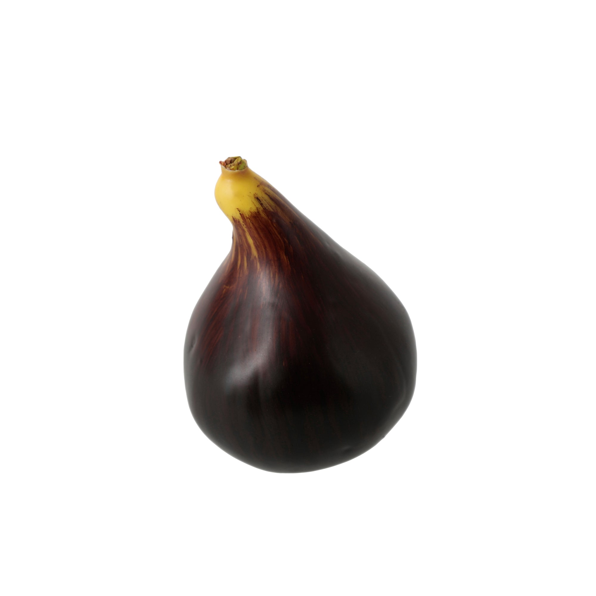 Figue artificielle prune marron en plastique