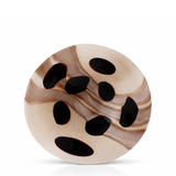 Assiette en verre soufflé Dots 41cm