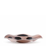 Assiette en verre soufflé Dots 41cm