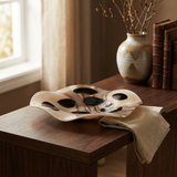 Assiette en verre soufflé Dots 41cm