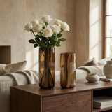 Vase en verre soufflé Linéa 40 cm