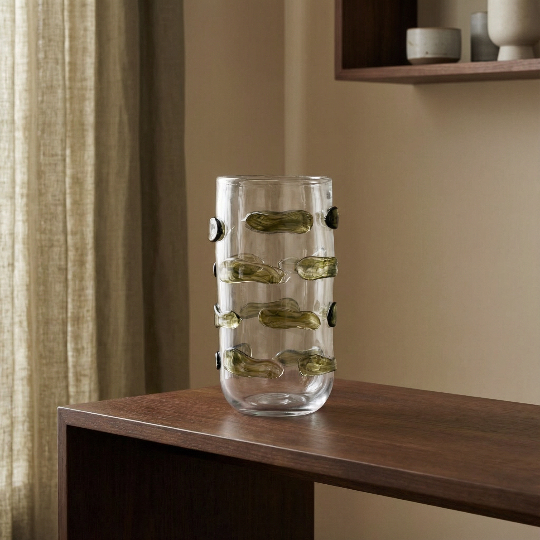 Jarrón de vidrio soplado Vertone 38 cm