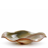 Coupelle décorative en verre soufflé Olivine 41 cm