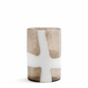 Jarrón de vidrio soplado moteado Mirage de 29 cm
