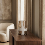 Vaso in vetro soffiato maculato Mirage 29 cm