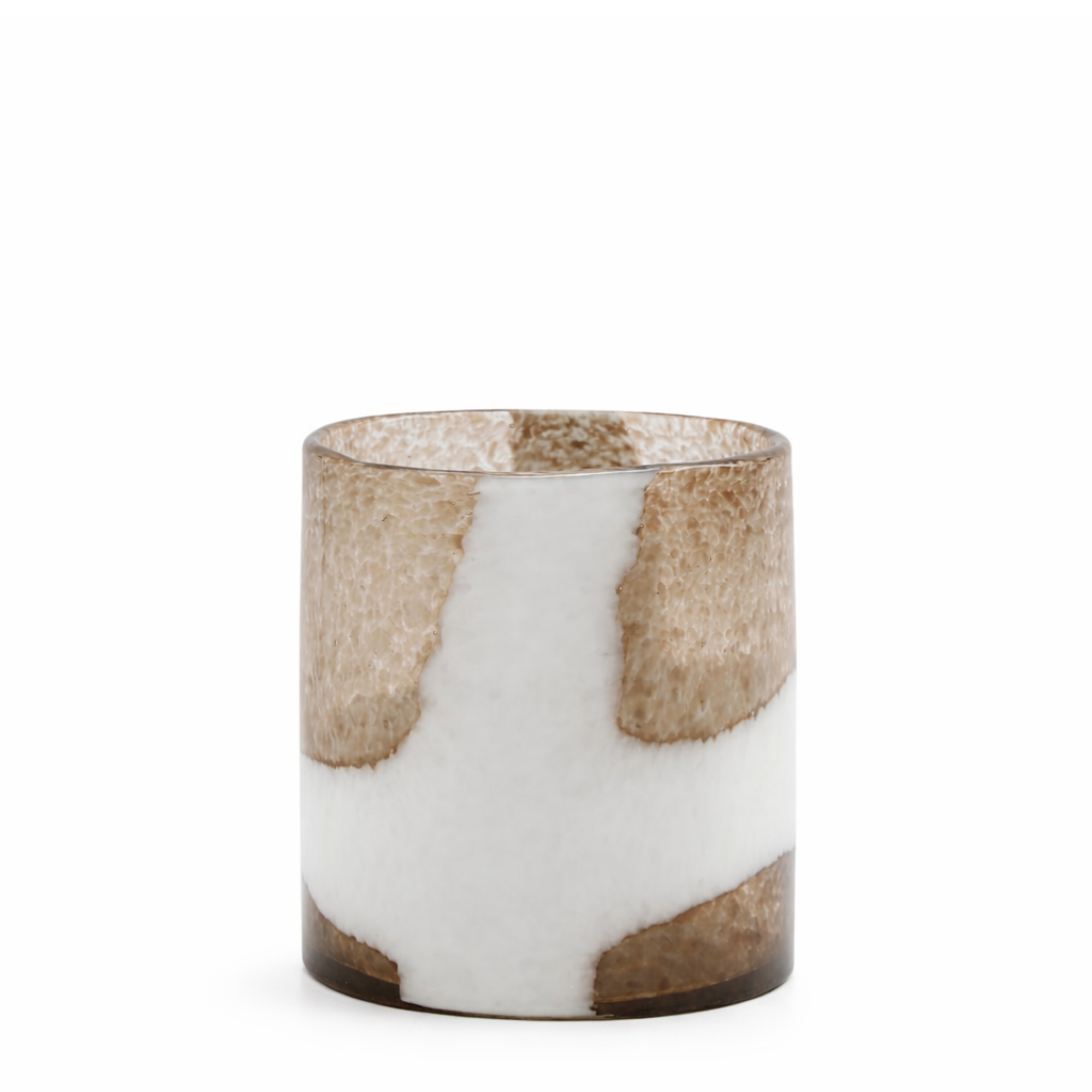 Vase en verre soufflé moucheté Mirage 20 cm