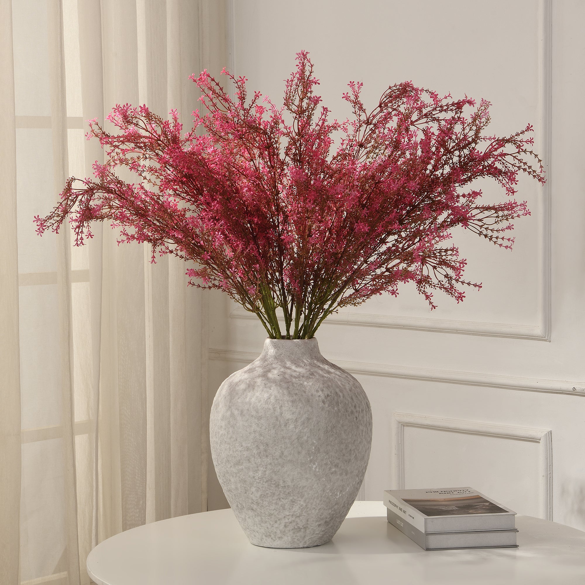 Feuillage avec petites fleurs 92 cm