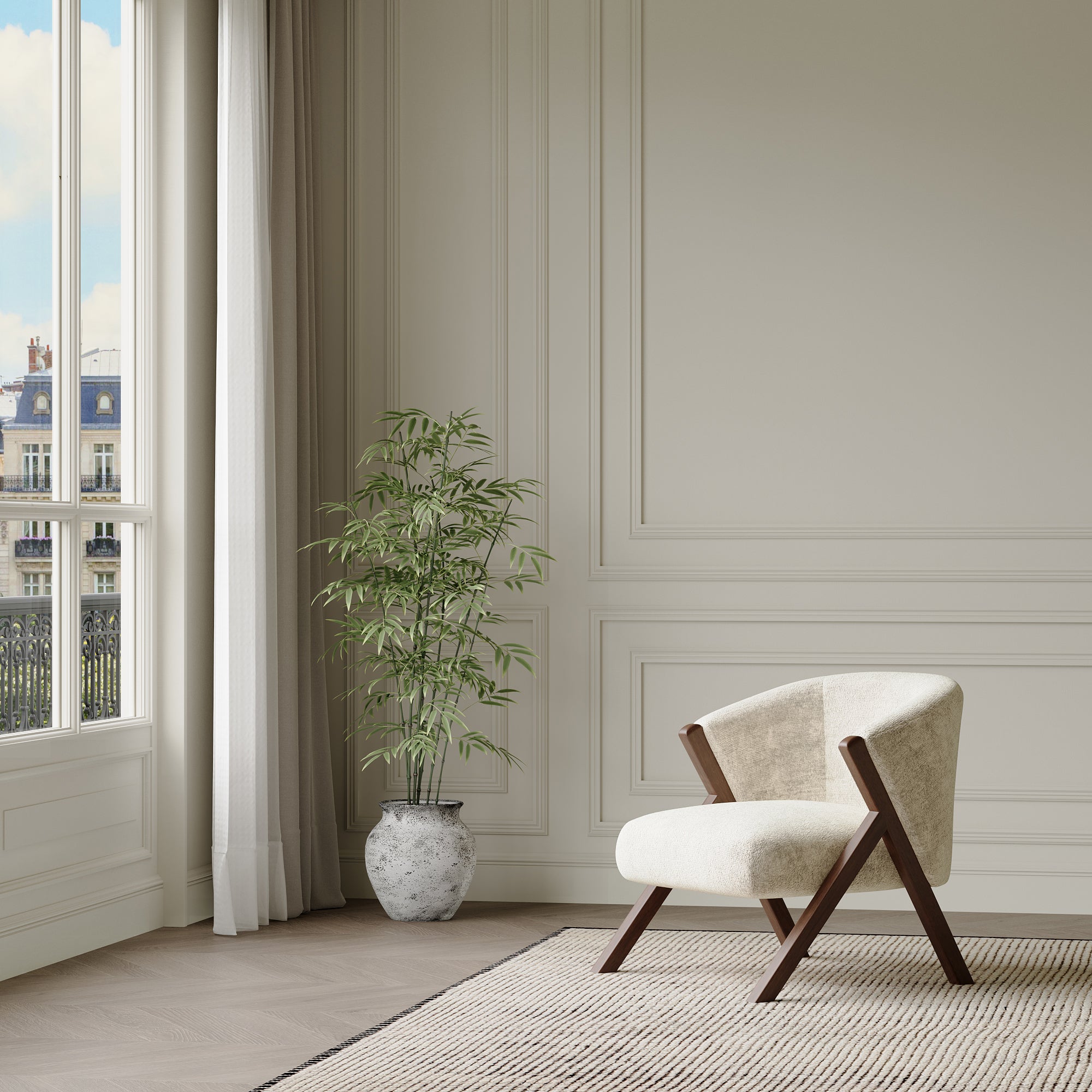 Cache-Pot Antica col évasé 32 cm