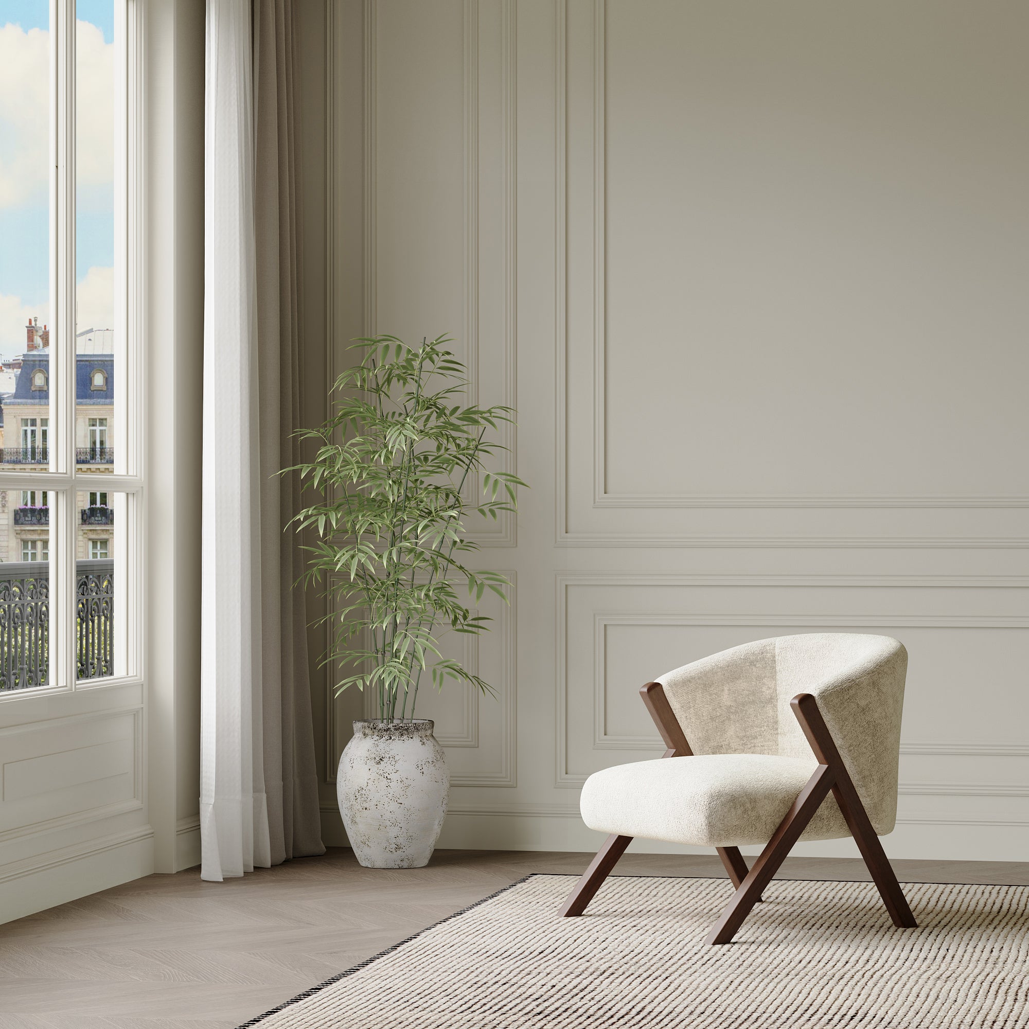 Cache-Pot Antica col droit 42 cm