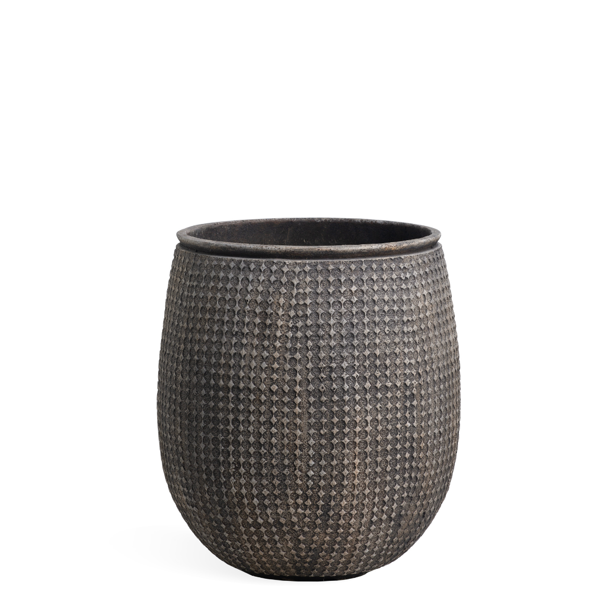 Fioriera Zen con motivo a rombi da 50 cm