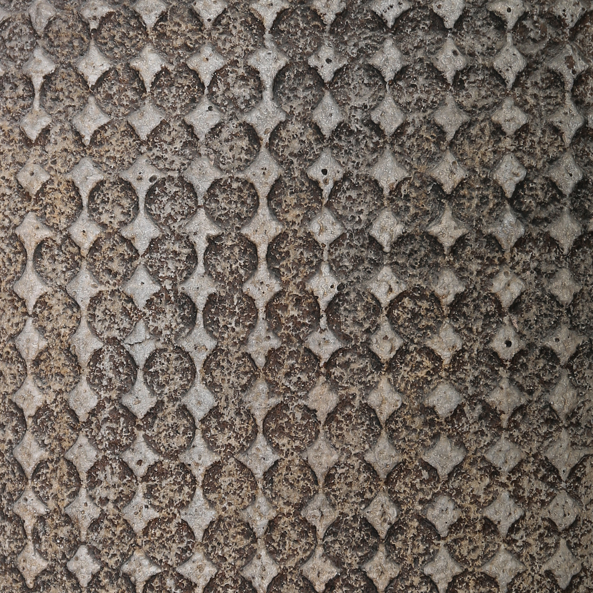 Fioriera Zen con motivo a rombi da 50 cm