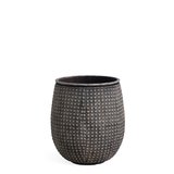 Fioriera Zen con motivo a rombi da 38 cm