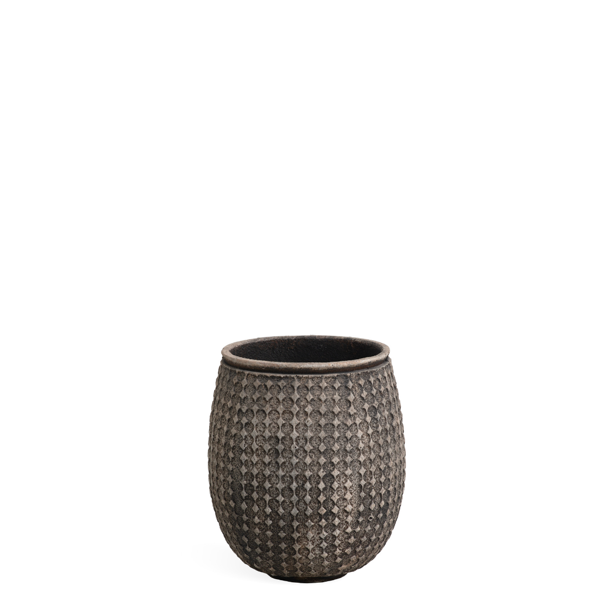 Maceta con diseño de rombos zen de 28 cm