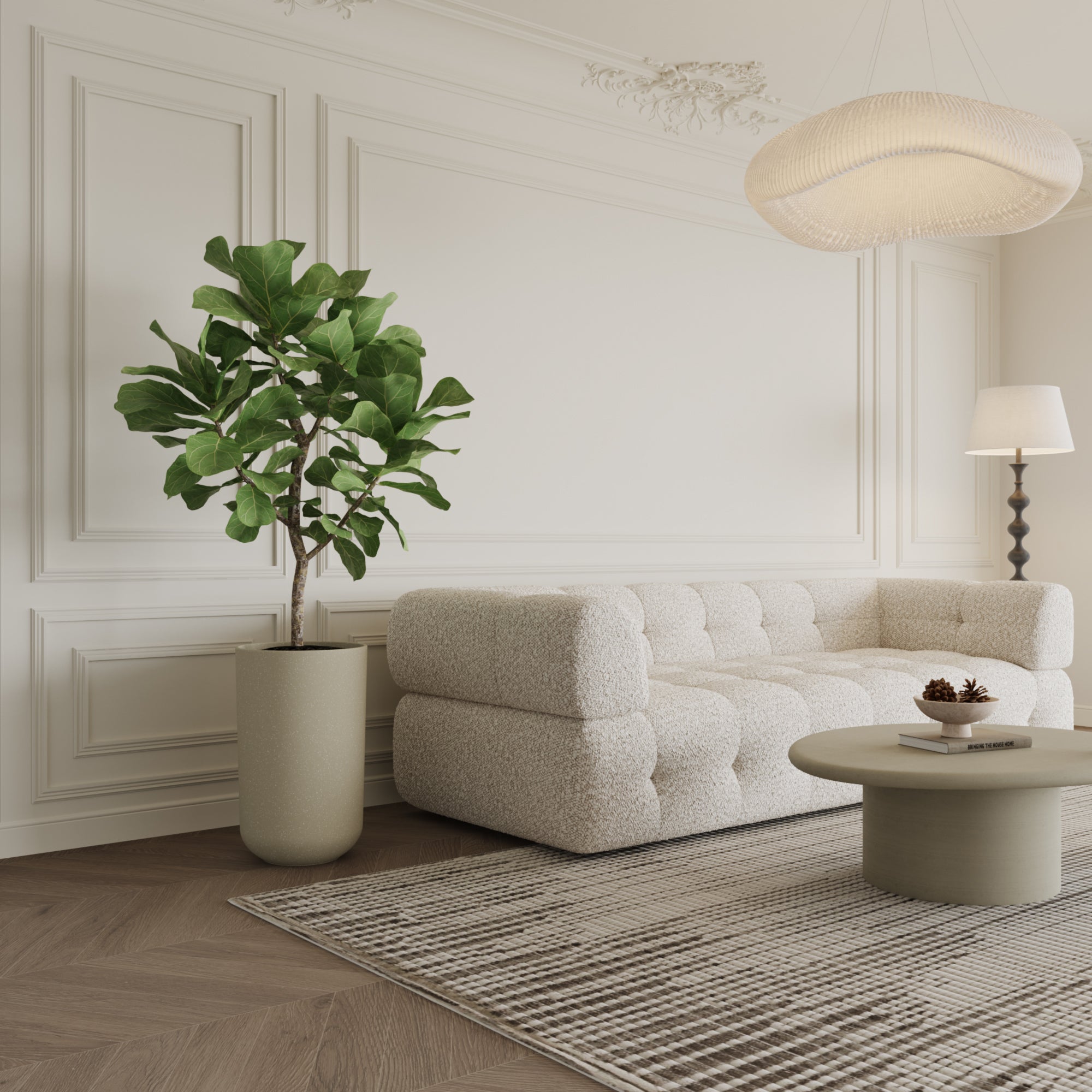 Cache-Pot Terra allongé 60 cm