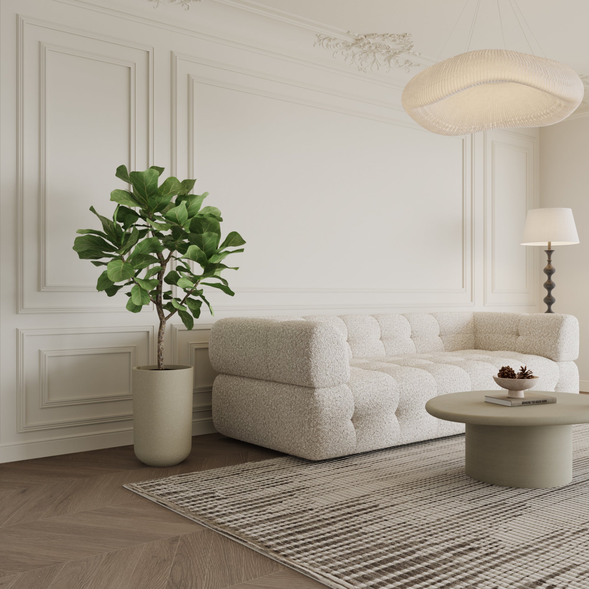 Cache-Pot Terra allongé 50 cm