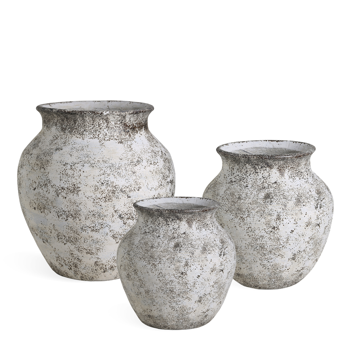 3 Cache-Pots Antica cols évasés