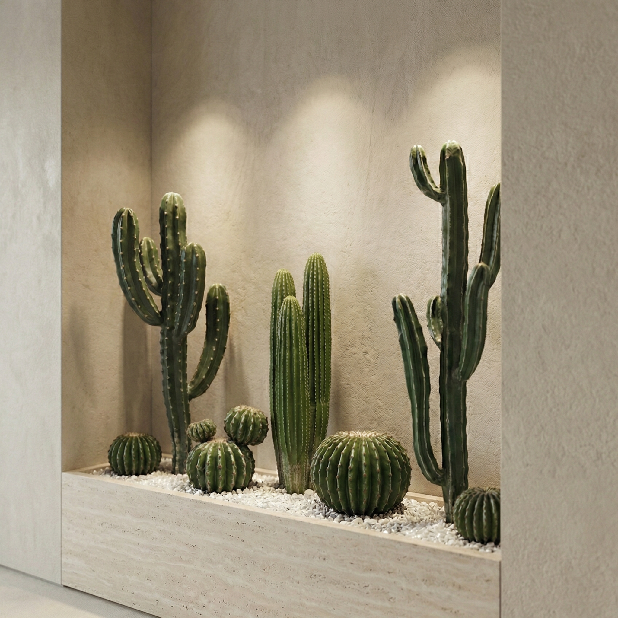 Cactus rond en pot 31 cm