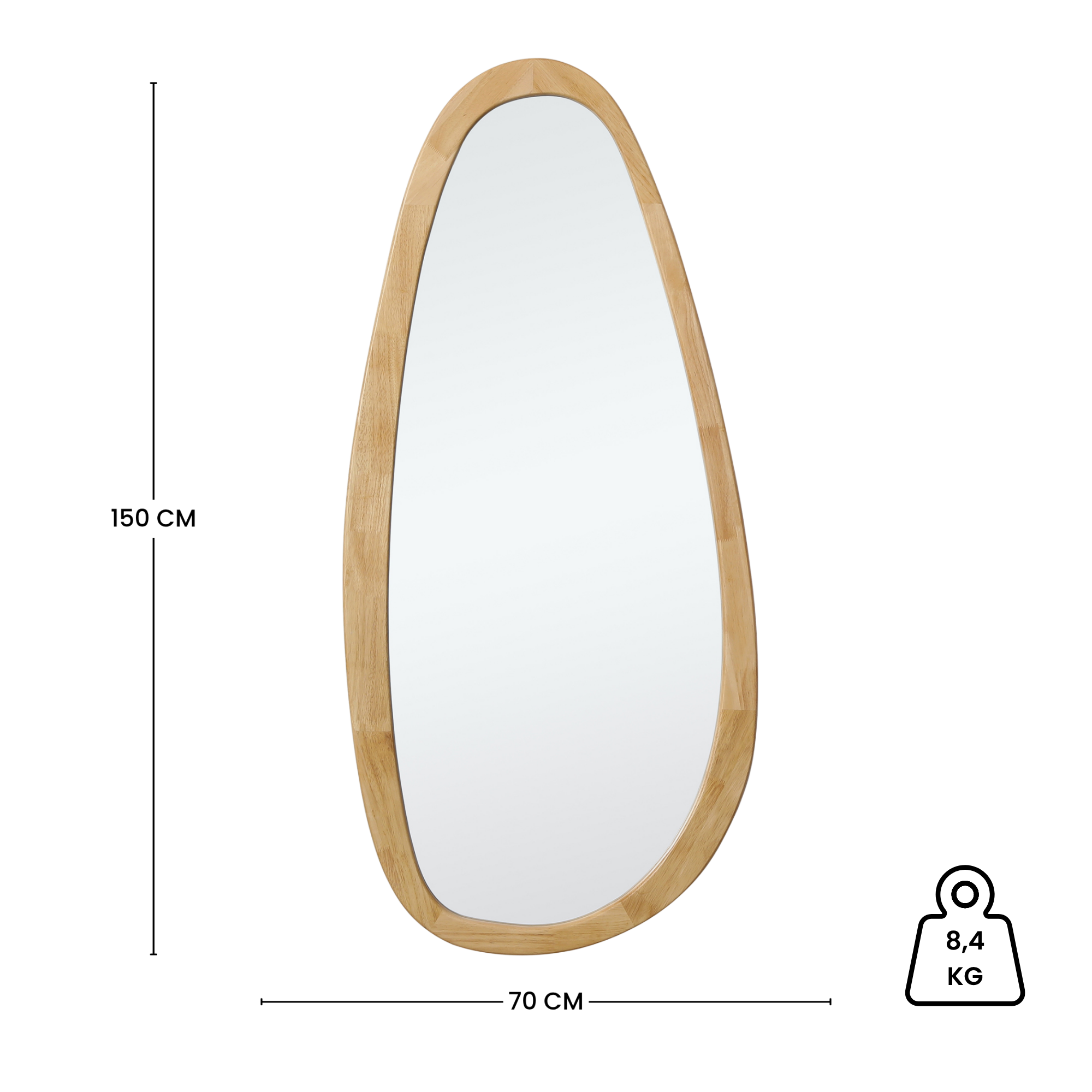Miroir Organique 150x70cm
