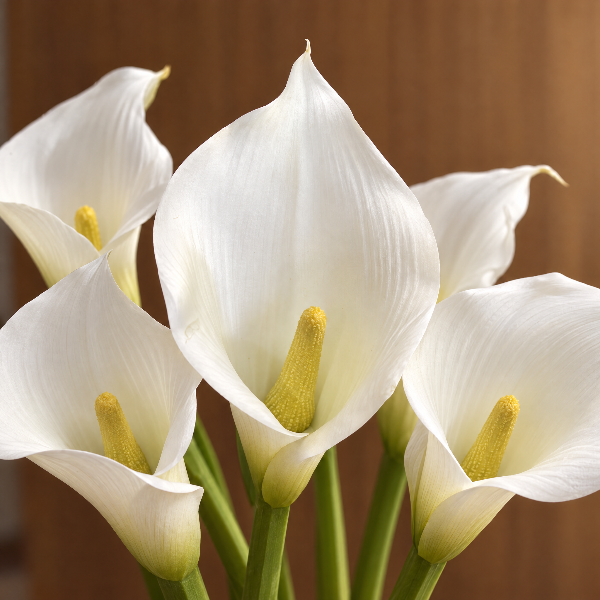 Tige d'Arum 75 cm blanc, fleur artificielle, focus produit, Sia Deco