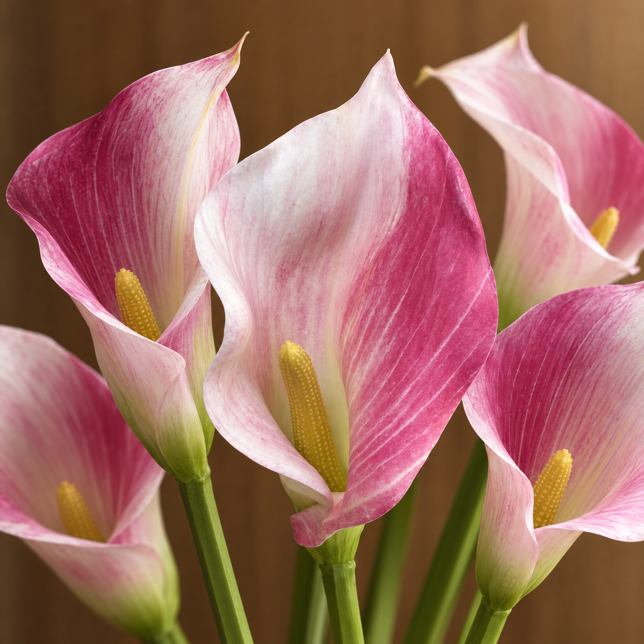 Tige d'Arum 75 cm rose, fleur artificielle, focus produit, Sia Deco