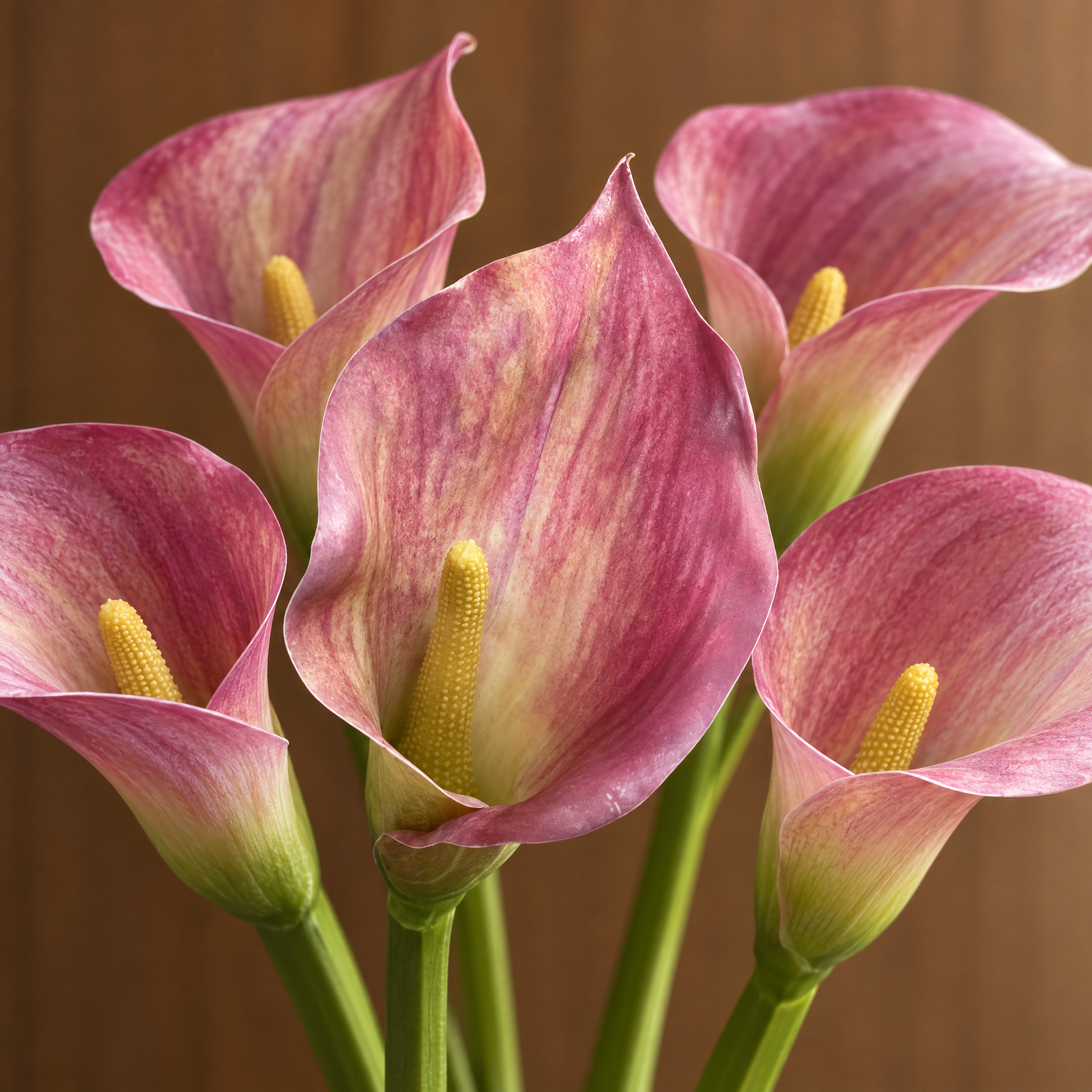 Tige d'Arum 75 cm bordeaux, fleur artificielle, focus produit, Sia Deco