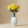Bouquet de Chrysanthèmes jaune 5 tiges