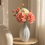 Bouquet d'Hortensias roses 5 tiges