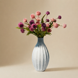 Bouquet de Chrysanthèmes rose et violet 6 tiges