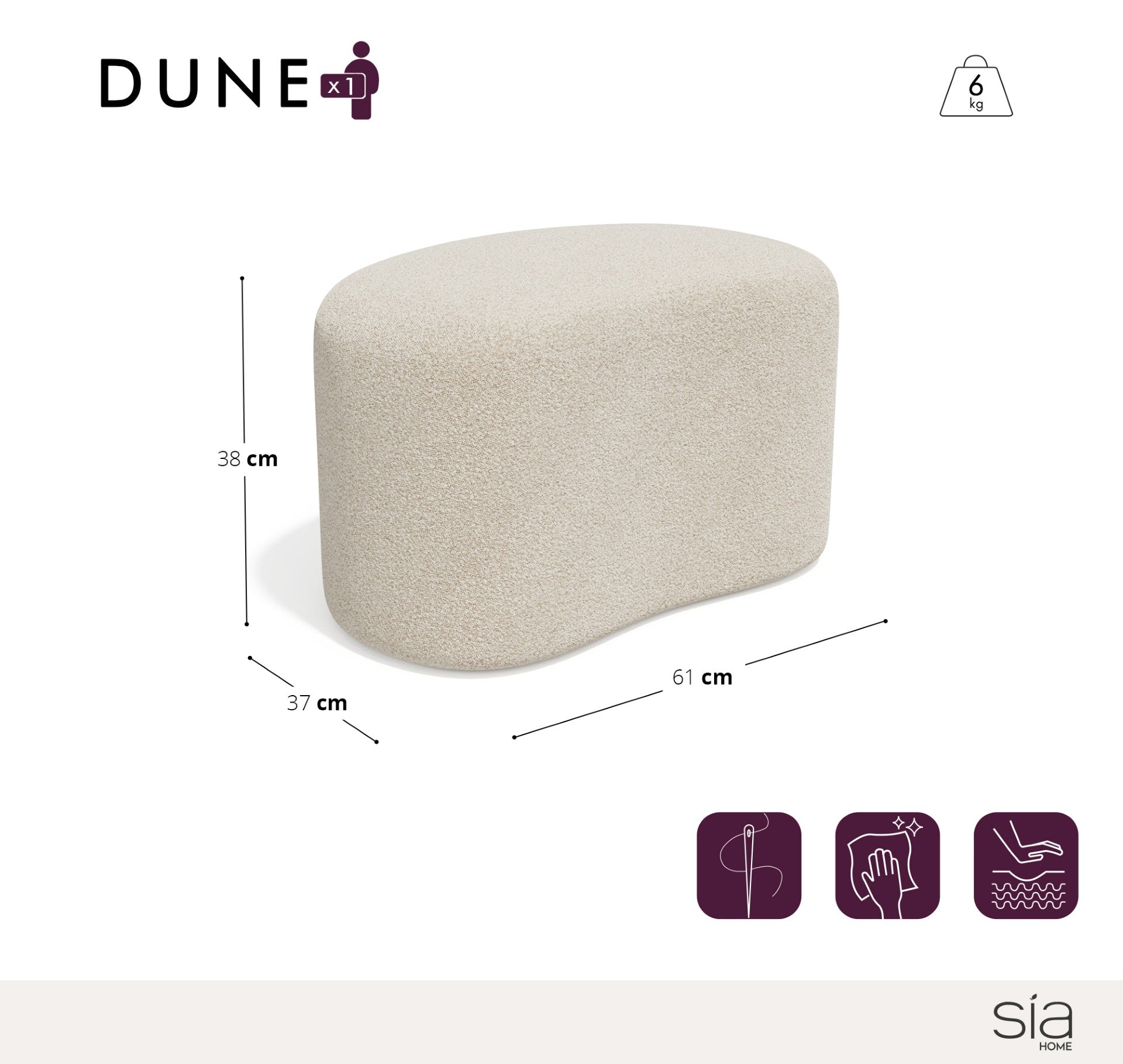 Pouf Dune