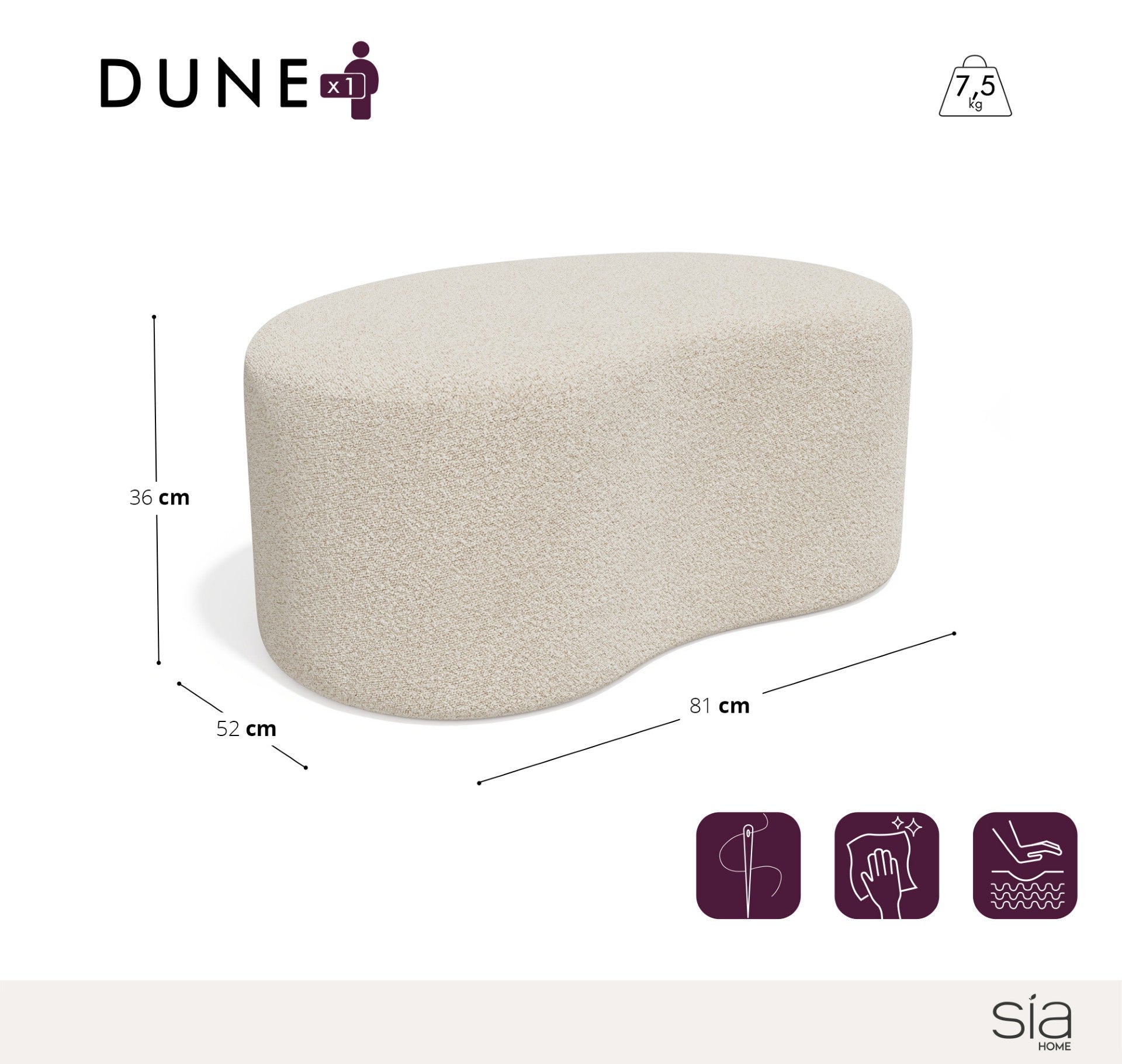 Pouf Dune