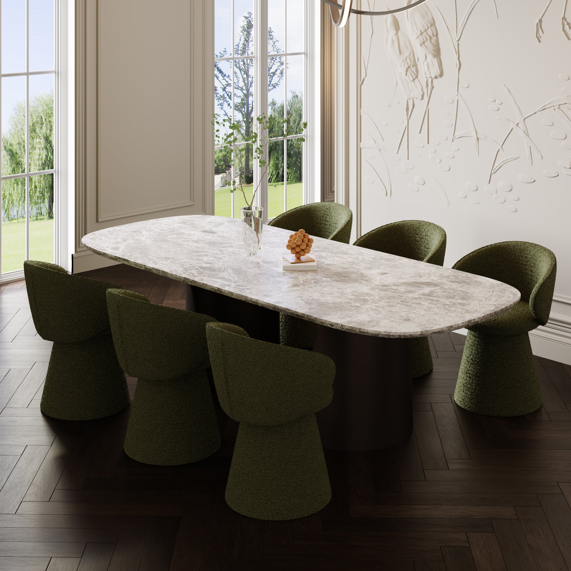 Lot de 2 fauteuils rotatif 180° Flare