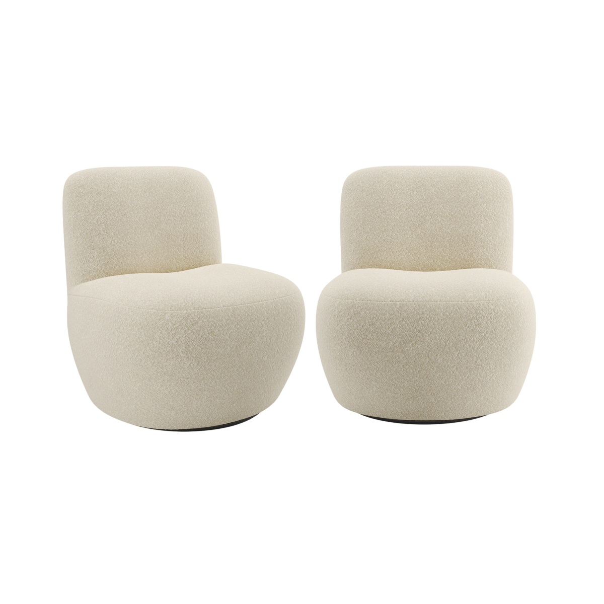 Lot de 2 fauteuils pivotant Jena