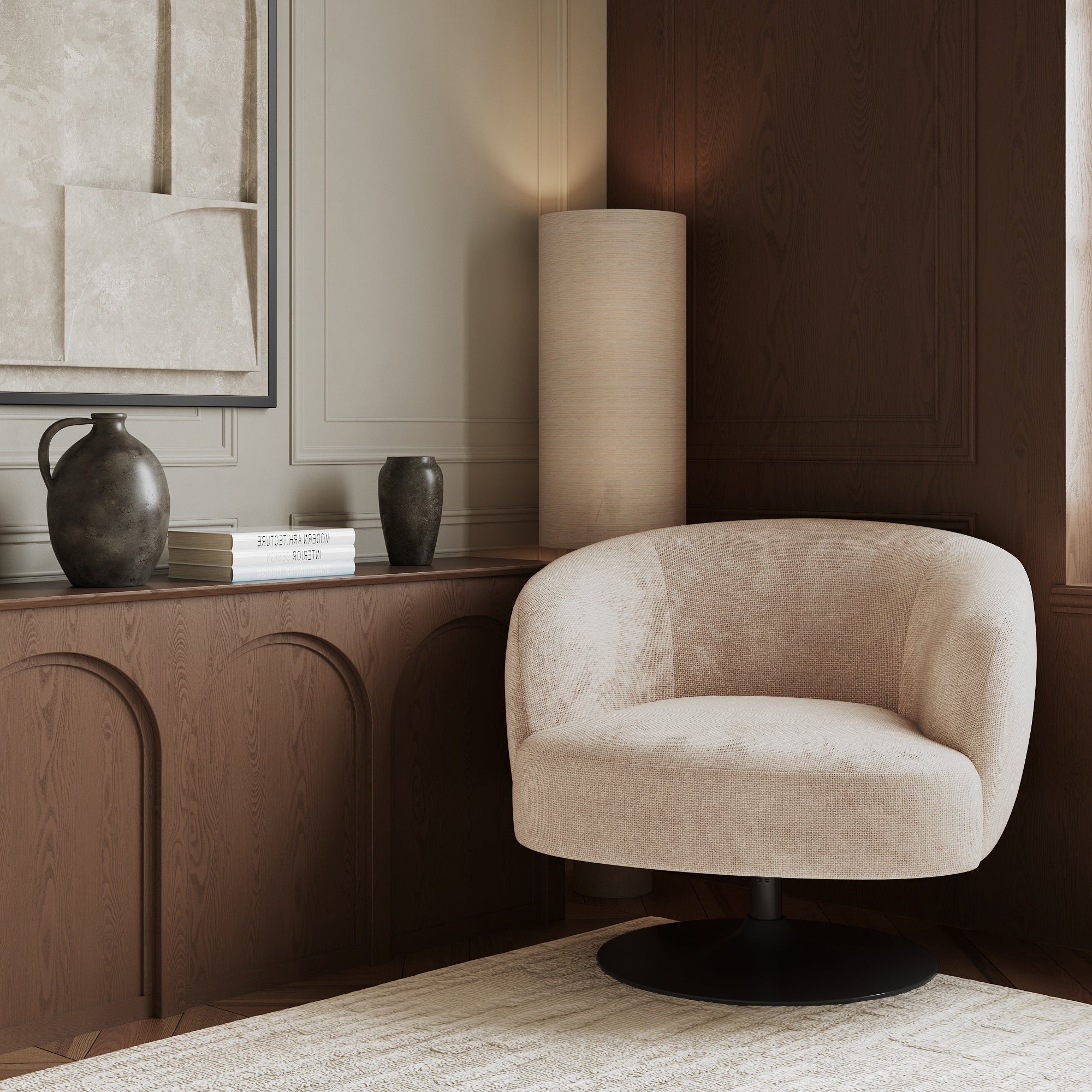 Fauteuil pivotant Oska