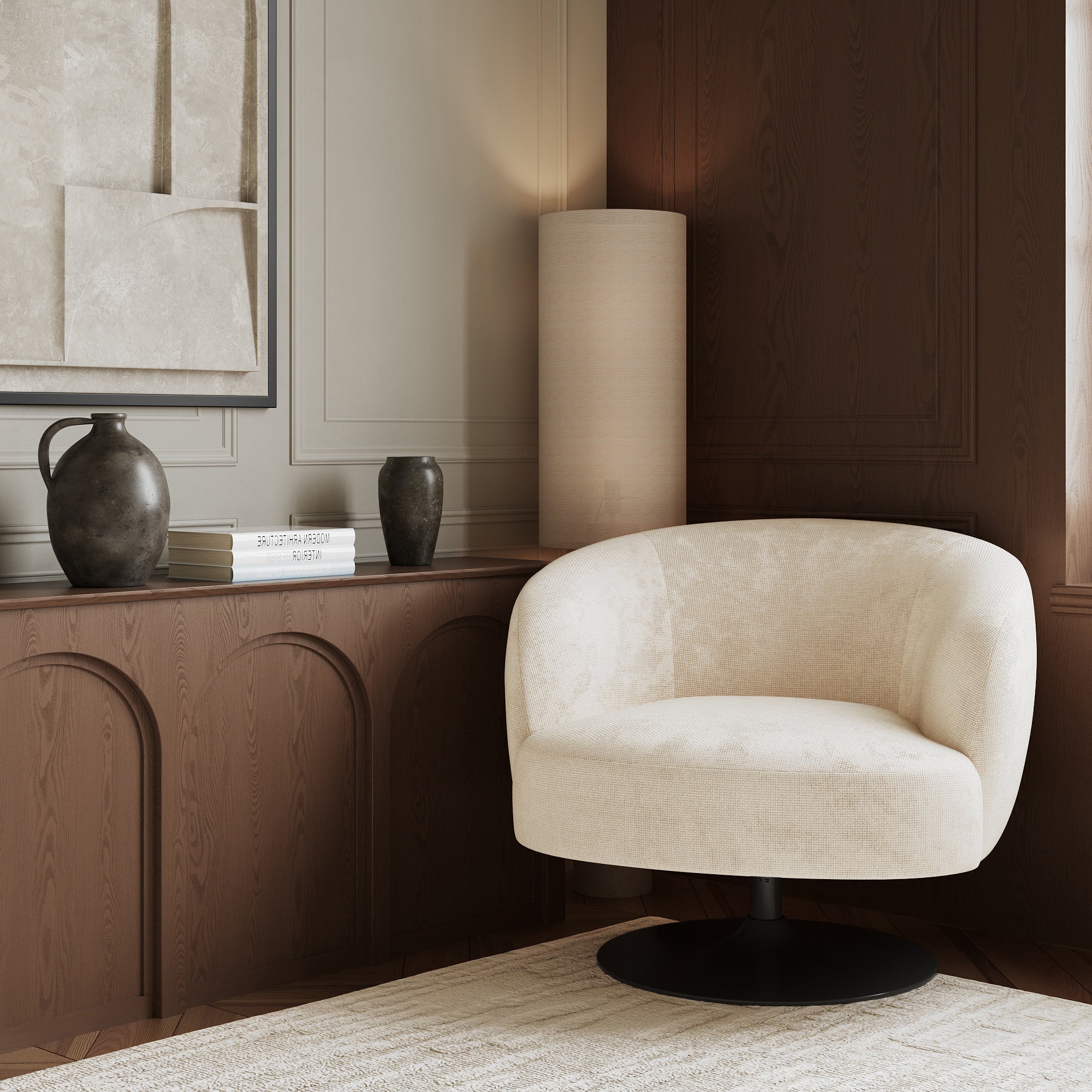 Fauteuil pivotant Oska