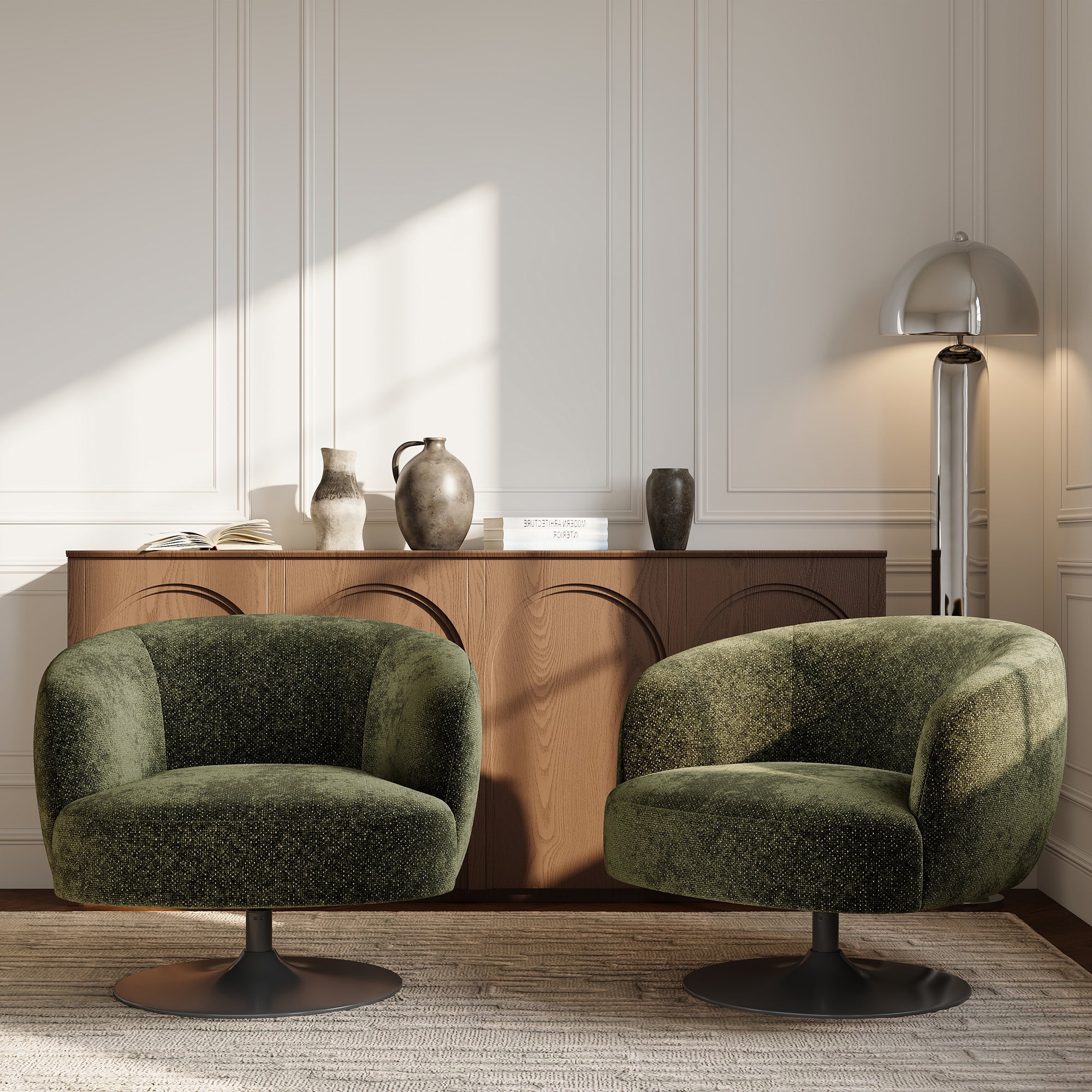 Fauteuil pivotant Oska