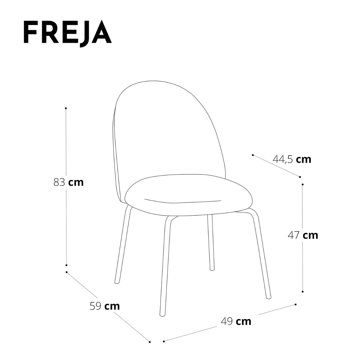 Set di 2 sedie Freja