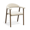 Set di 2 sedie Hudson con gambe in finitura rovere scuro
