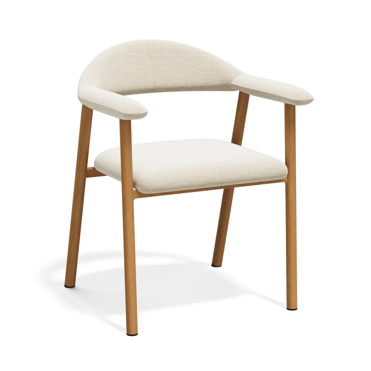 Lot de 2 chaises Hudson pieds chêne