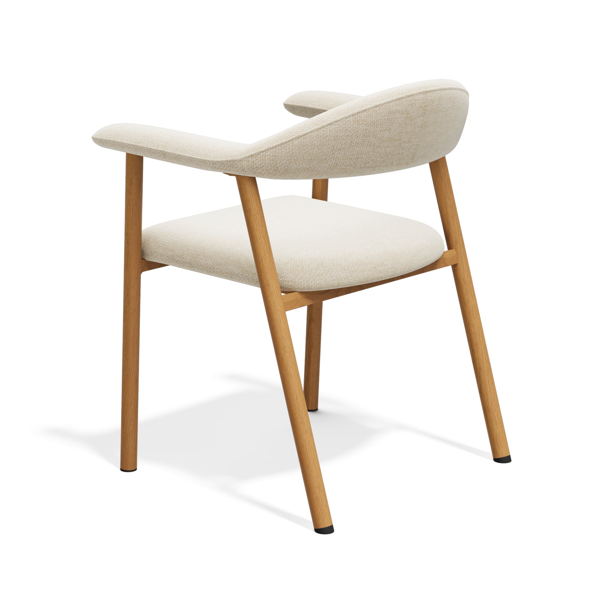 Lot de 2 chaises Hudson pieds chêne